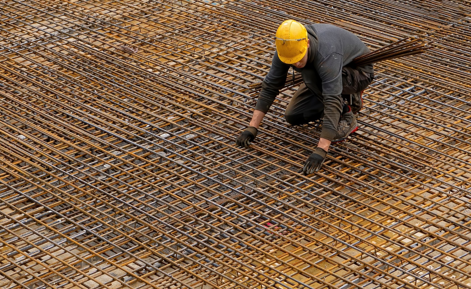 Steel reinforcement rods for construction projects